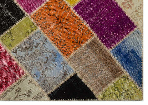 Apex Patchwork Unique Multi Naturel 21476 163 cm X 230 cm - 5