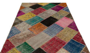Apex Patchwork Unique Multi Naturel 21477 162 cm X 238 cm (3)