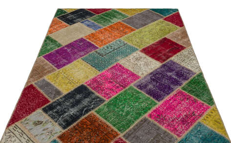 Apex Patchwork Unique Multi Naturel 21601 160 cm X 233 cm - 1