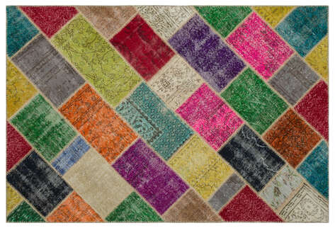Apex Patchwork Unique Multi Naturel 21601 160 cm X 233 cm - 2
