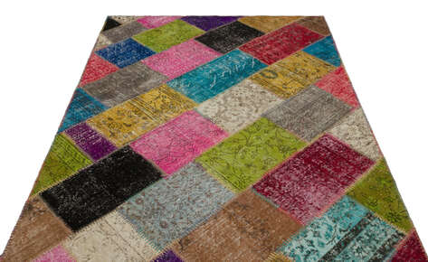 Apex Patchwork Unique Multi Naturel 21603 160 cm X 233 cm - 3