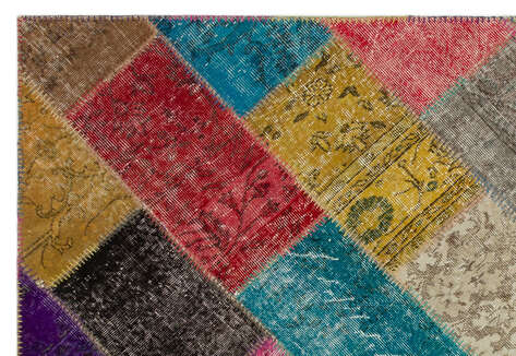 Apex Patchwork Unique Multi Naturel 21603 160 cm X 233 cm - 4