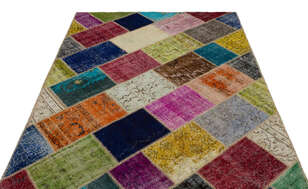 Apex Patchwork Unique Multi Naturel 21611 160 cm X 233 cm (2)
