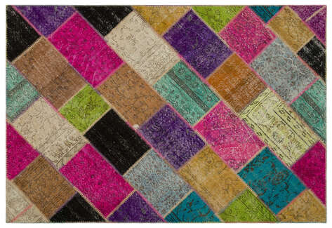 Apex Patchwork Unique Multi Naturel 21615 160 cm X 233 cm - 1