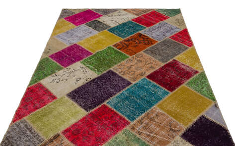 Apex Patchwork Unique Multi Naturel 21618 160 cm X 233 cm - 3