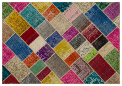 Apex Patchwork Unique Multi Naturel 21621 160 cm X 233 cm - 3