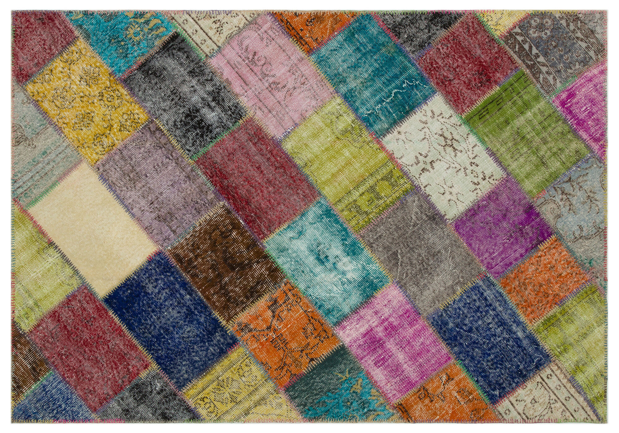 Apex Patchwork Unique Multi Naturel 21626 160 cm X 233 cm