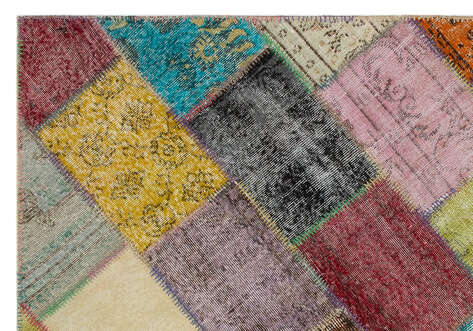 Apex Patchwork Unique Multi Naturel 21626 160 cm X 233 cm - 4