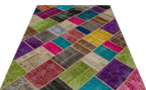 Apex Patchwork Unique Multi Naturel 21628 160 cm X 233 cm - 4