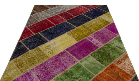Apex Patchwork Unique Multi Naturel 21634 160 cm X 233 cm - 3