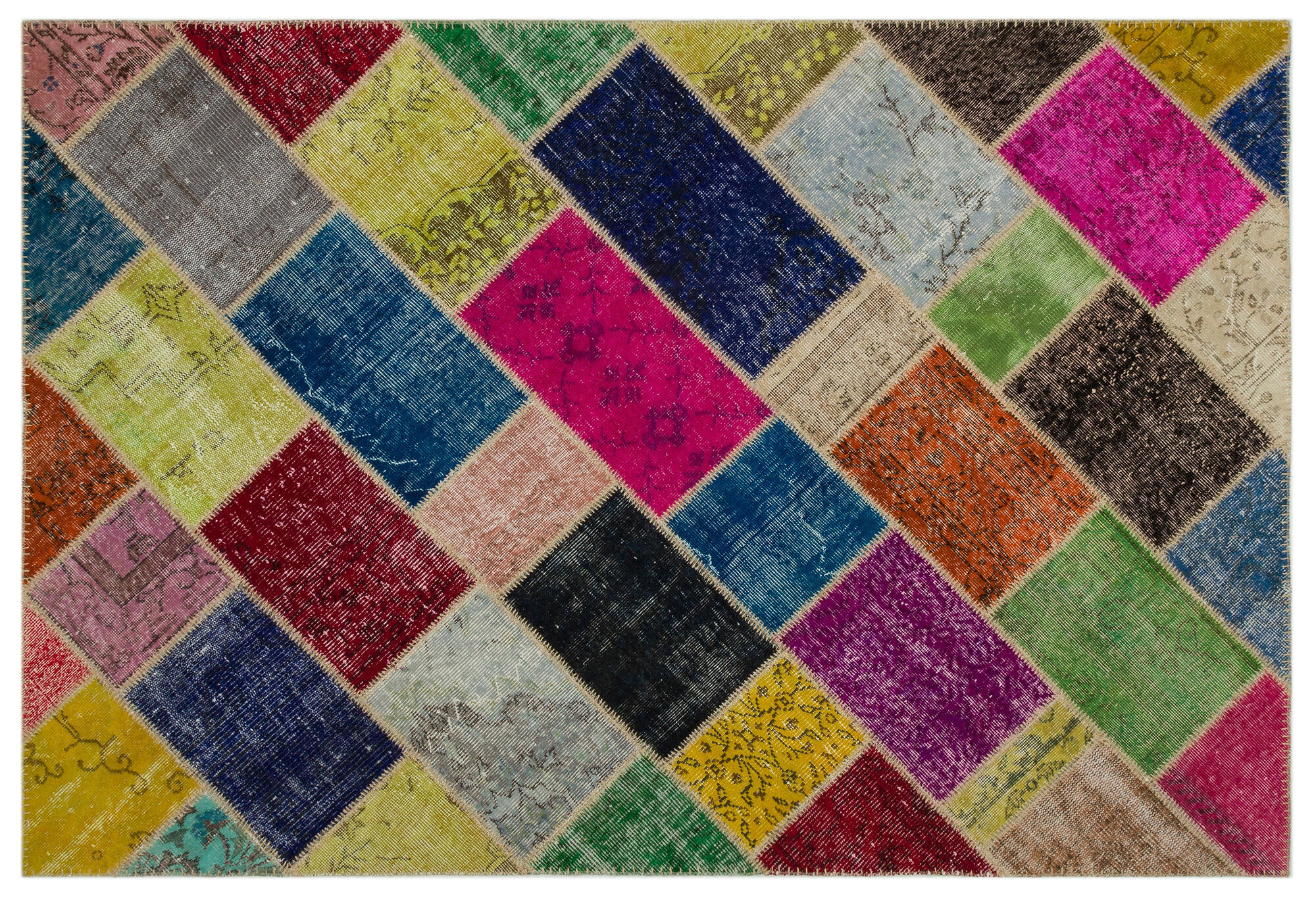 Apex Patchwork Unique Multi Naturel 21635 160 cm X 233 cm