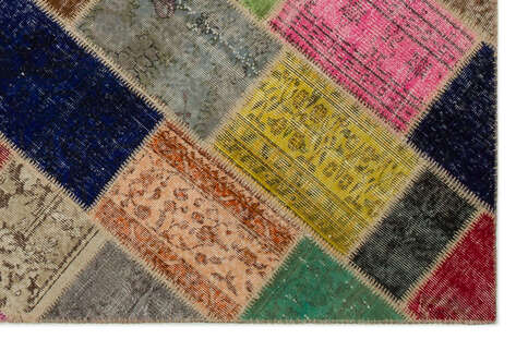 Apex Patchwork Unique Multi Naturel 21637 160 cm X 233 cm - 1