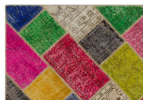 Apex Patchwork Unique Multi Naturel 21638 160 cm X 233 cm - 4