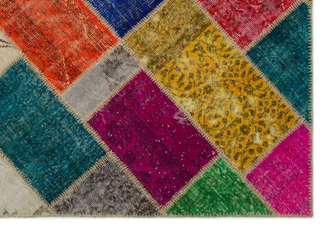 Apex Patchwork Unique Multi Naturel 21638 160 cm X 233 cm - 5