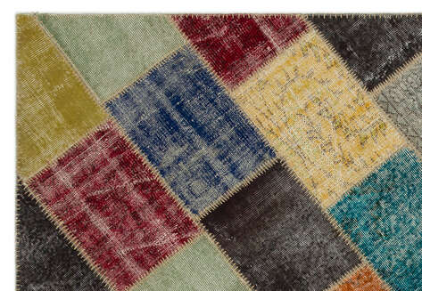 Apex Patchwork Unique Multi Naturel 21643 160 cm X 233 cm - 4