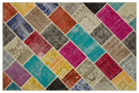 Apex Patchwork Unique Multi Naturel 21644 160 cm X 233 cm - 1