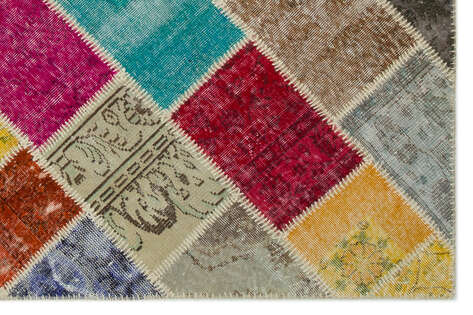 Apex Patchwork Unique Multi Naturel 21644 160 cm X 233 cm - 5