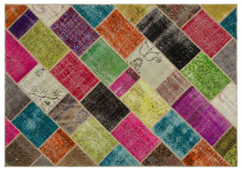 Apex Patchwork Unique Multi Naturel 21654 160 cm X 233 cm - 1