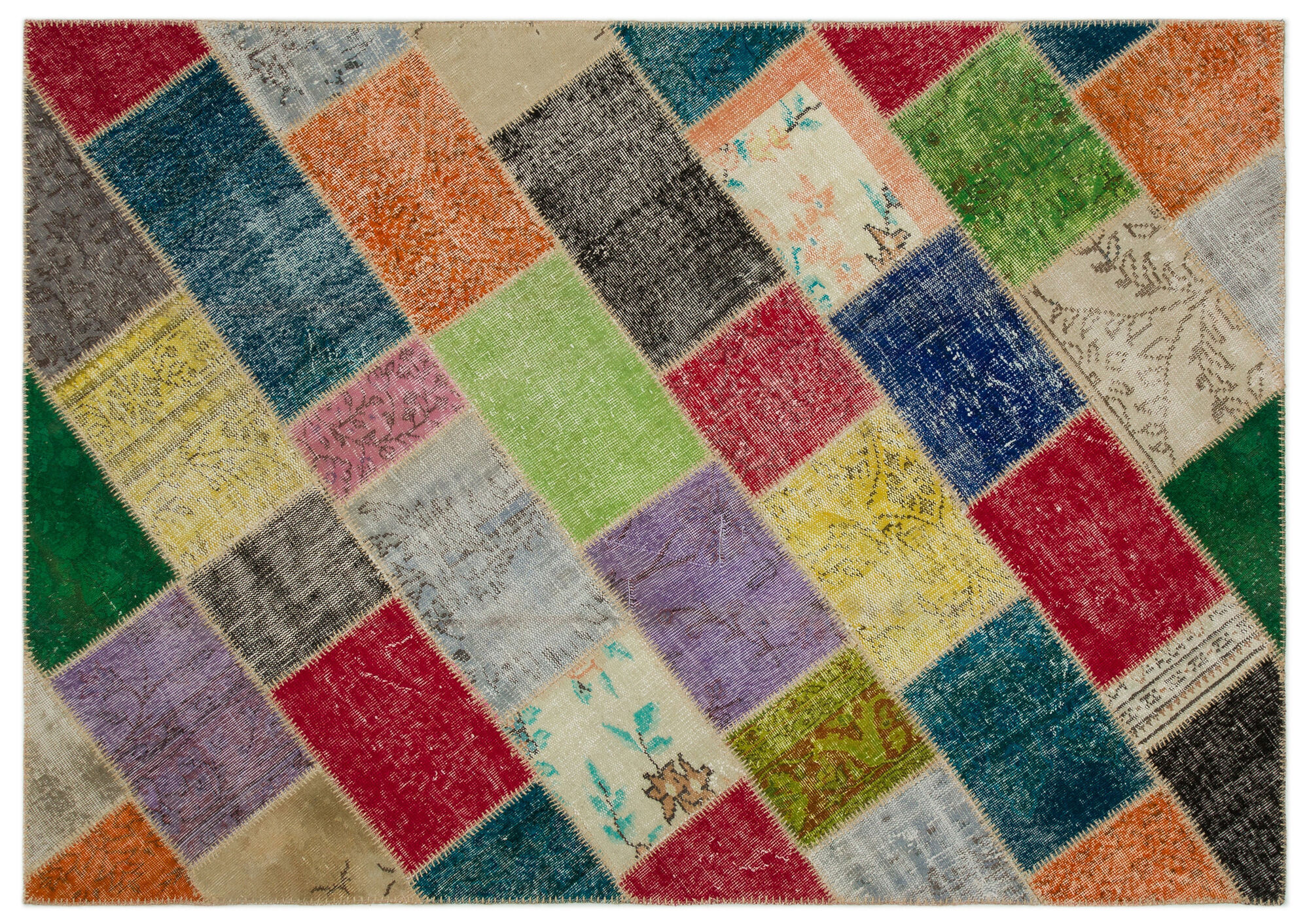 Apex Patchwork Unique Multi Naturel 21655 160 cm X 233 cm