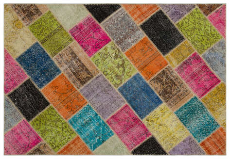 Apex Patchwork Unique Multi Naturel 21659 160 cm X 233 cm - 1
