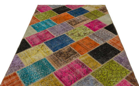Apex Patchwork Unique Multi Naturel 21659 160 cm X 233 cm - 3