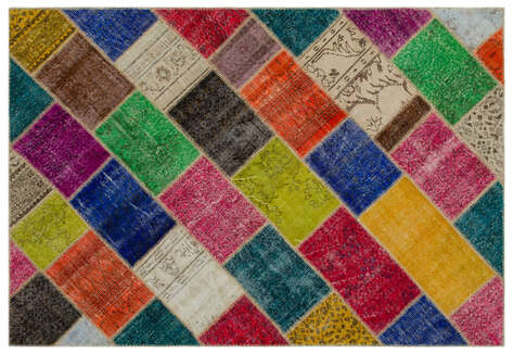 Apex Patchwork Unique Multi Naturel 21662 160 cm X 233 cm - 1