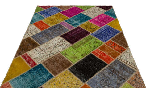 Apex Patchwork Unique Multi Naturel 21665 160 cm X 233 cm - 3