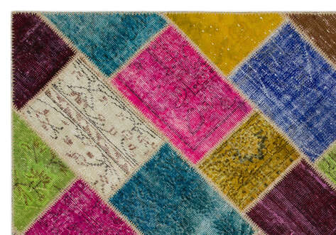 Apex Patchwork Unique Multi Naturel 21665 160 cm X 233 cm - 4