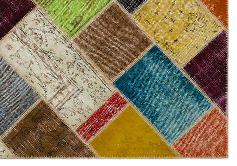 Apex Patchwork Unique Multi Naturel 21665 160 cm X 233 cm - 5