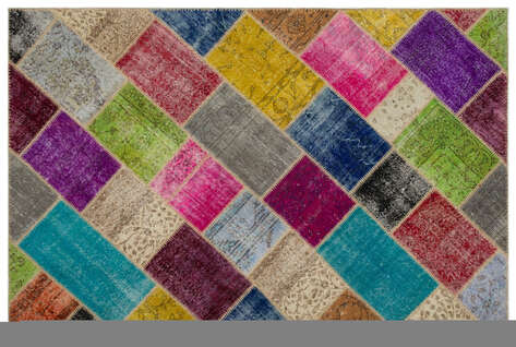 Apex Patchwork Unique Multi Naturel 21667 160 cm X 233 cm - 1