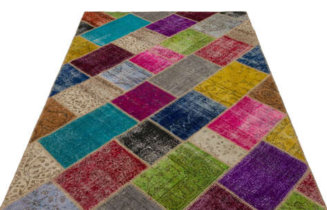 Apex Patchwork Unique Multi Naturel 21667 160 cm X 233 cm - 3