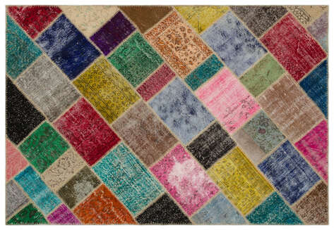 Apex Patchwork Unique Multi Naturel 21668 160 cm X 233 cm - 1