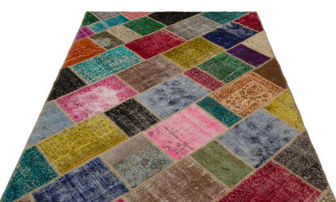 Apex Patchwork Unique Multi Naturel 21668 160 cm X 233 cm - 3