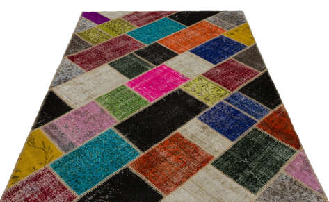 Apex Patchwork Unique Multi Naturel 21669 160 cm X 233 cm - 3