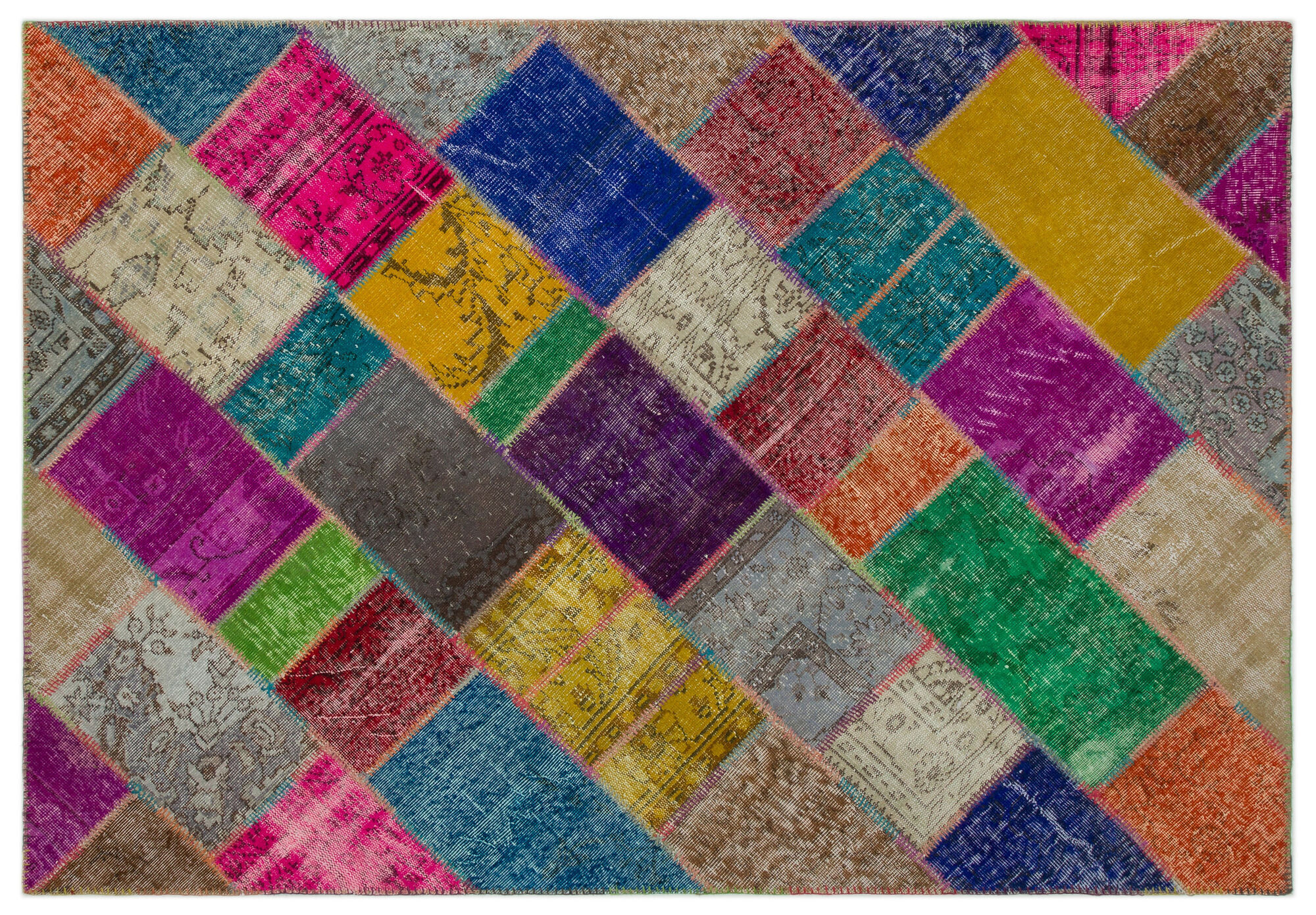 Apex Patchwork Unique Multi Naturel 21670 160 cm X 233 cm