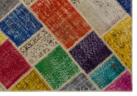 Apex Patchwork Unique Multi Naturel 21671 160 cm X 233 cm - 5