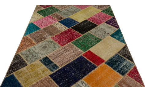 Apex Patchwork Unique Multi Naturel 21673 160 cm X 233 cm - 5