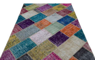 Apex Patchwork Unique Multi Naturel 21954 160 cm X 230 cm - 3