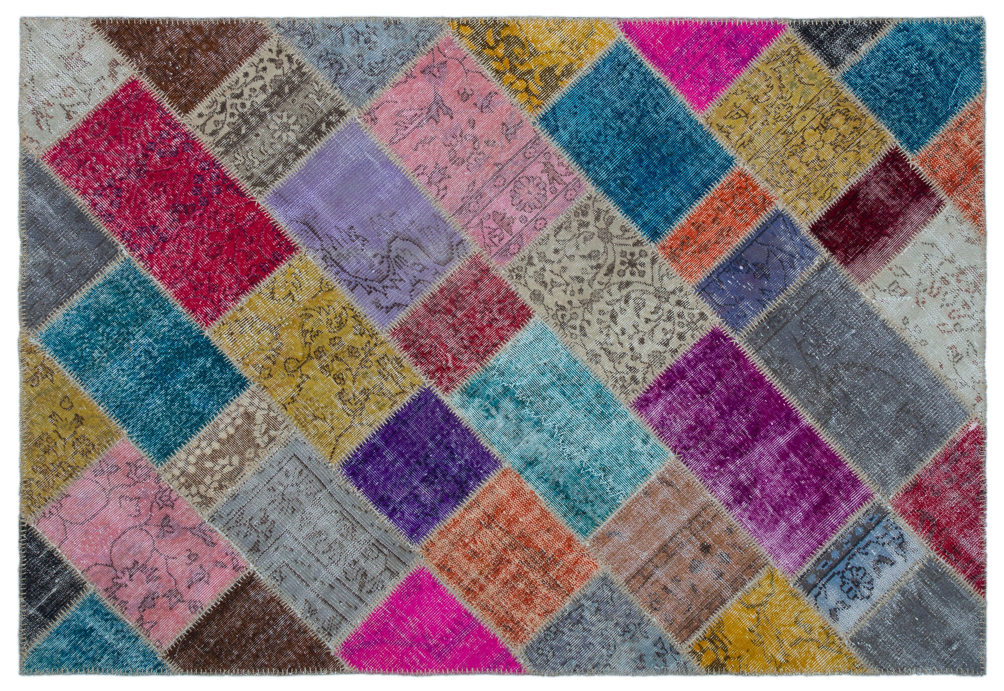 Apex Patchwork Unique Multi Naturel 21956 160 cm X 230 cm