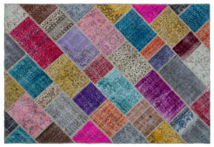 Apex Halı - Apex Patchwork Unique Multi Naturel 21956 160 cm X 230 cm