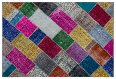 Apex Patchwork Unique Multi Naturel 21958 160 cm X 230 cm - 1