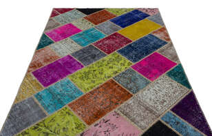 Apex Halı - Apex Patchwork Unique Multi Naturel 22012 160 cm X 230 cm