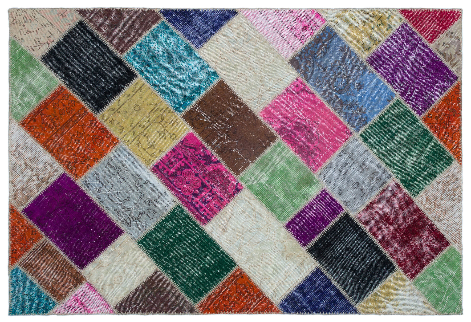 Apex Patchwork Unique Multi Naturel 22017 160 cm X 230 cm