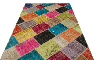 Apex Patchwork Unique Multi Naturel 22020 160 cm X 230 cm (3)