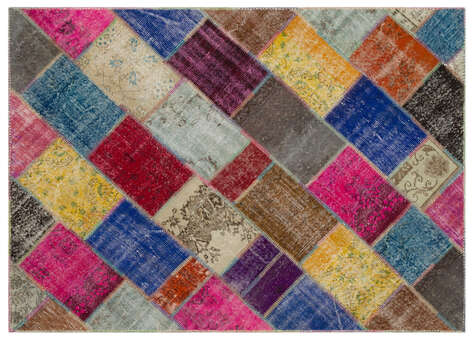 Apex Patchwork Unique Multi Naturel 22033 160 cm X 230 cm - 1