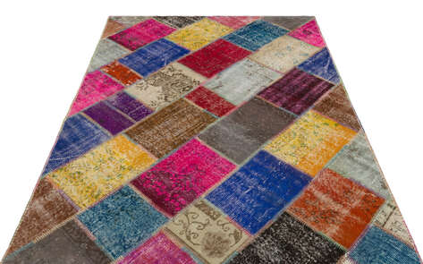 Apex Patchwork Unique Multi Naturel 22033 160 cm X 230 cm - 3