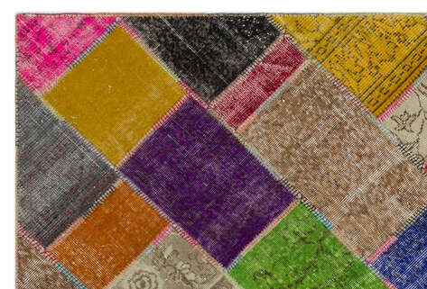 Apex Patchwork Unique Multi Naturel 22035 160 cm X 230 cm - 4