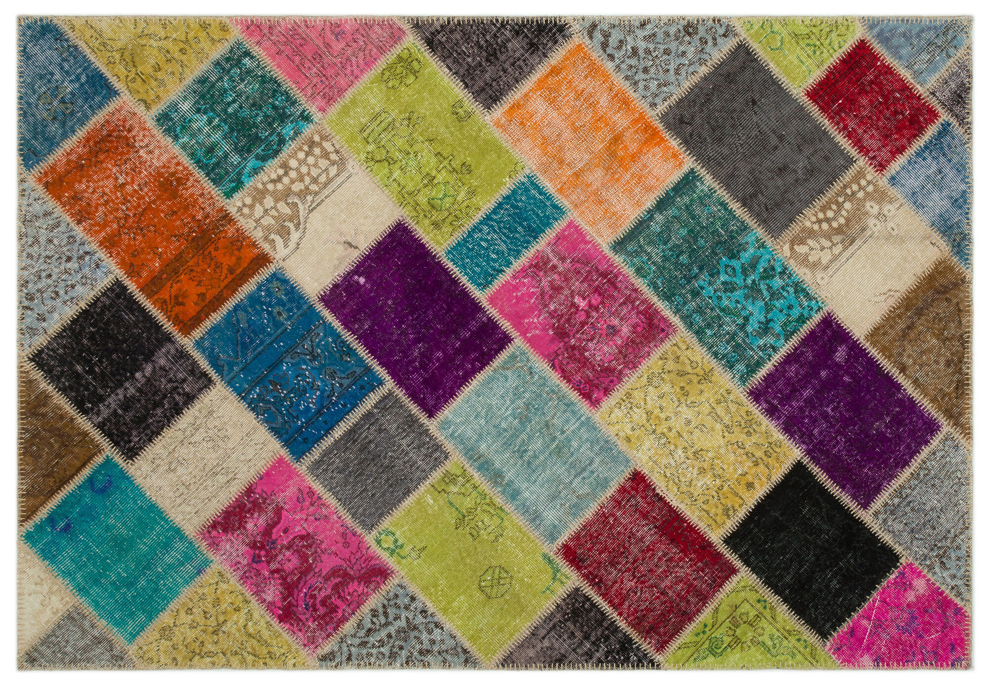 Apex Patchwork Unique Multi Naturel 22037 160 cm X 230 cm