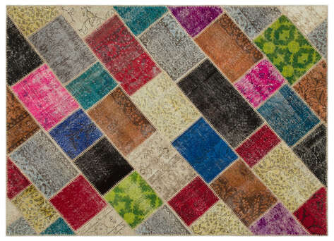 Apex Patchwork Unique Multi Naturel 22040 160 cm X 230 cm - 1