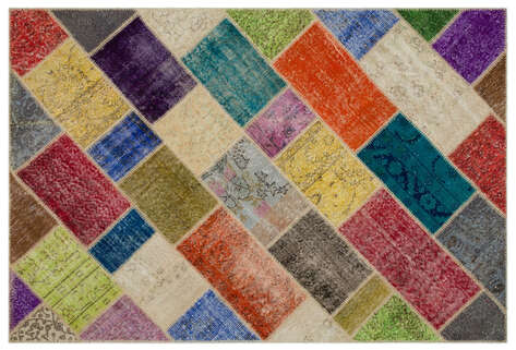 Apex Patchwork Unique Multi Naturel 22044 160 cm X 230 cm - 1
